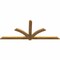 Ekena Millwork Redmond Rough Sawn Timber Gable Bracket, Western Red Cedar, 84"W x 35"H x 2"D x 4"F, 10/12 Pitch GBW084X35X0204RED00RWR - alternate 5